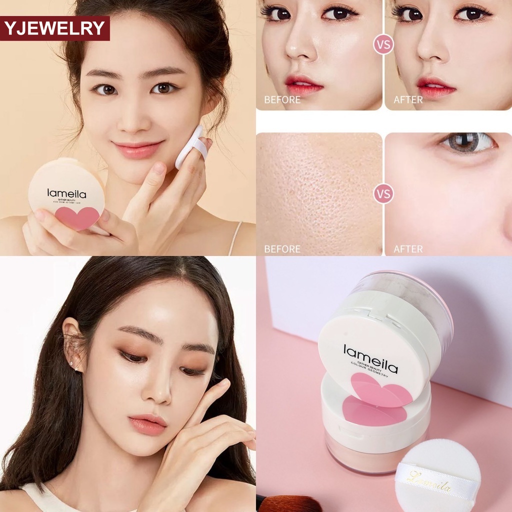 [Hàng mới về] Phấn che khuyết điểm LAMEILA làm sáng da kiềm dầu chống mồ hôi