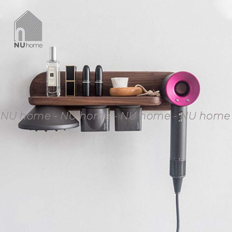 nuhome.vn | Giá gác máy sấy Dyson bằng gỗ cao cấp - Maki, thiết kế đơn giản, đep mắt và sang trọng