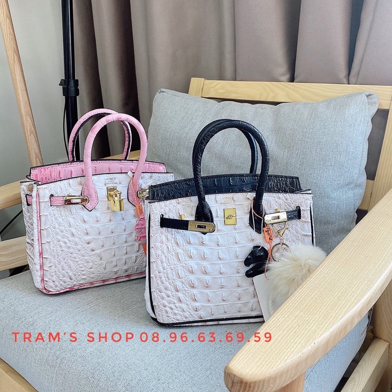 MM18380 TÚI XÁCH HM bikin size 25 SIÊU ĐẸP tặng kèm khăn quấn túi