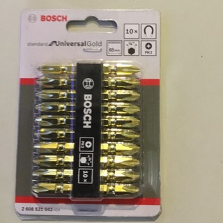 Đầu mũi vặn vít Bosch mạ vàng