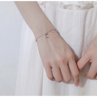 Vòng tay trăng sao mạ bạc 925 sunn accessories