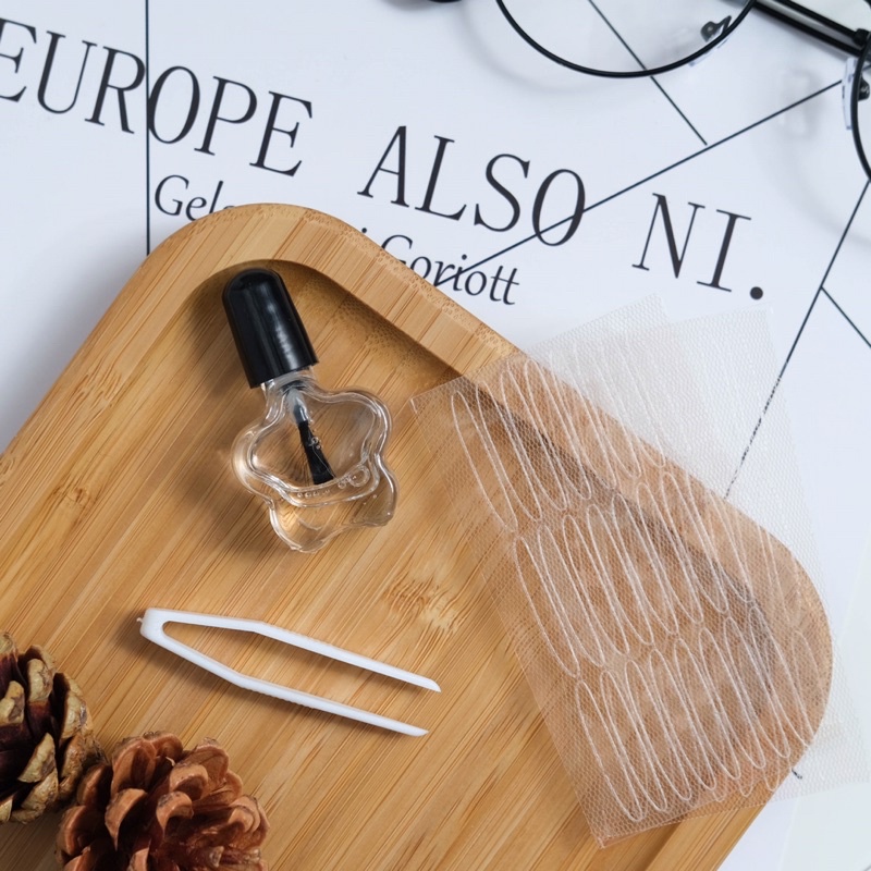 Dán Mí Lưới Tàn Hình Kèm Nhíp Và Keo Siêu Chắc