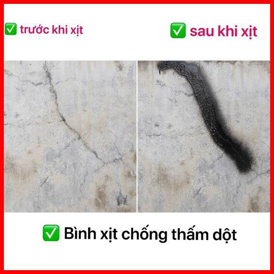 Chai dung dịch xịt chống dột - chống thấm nước - Bình xịt chống thấm, dột