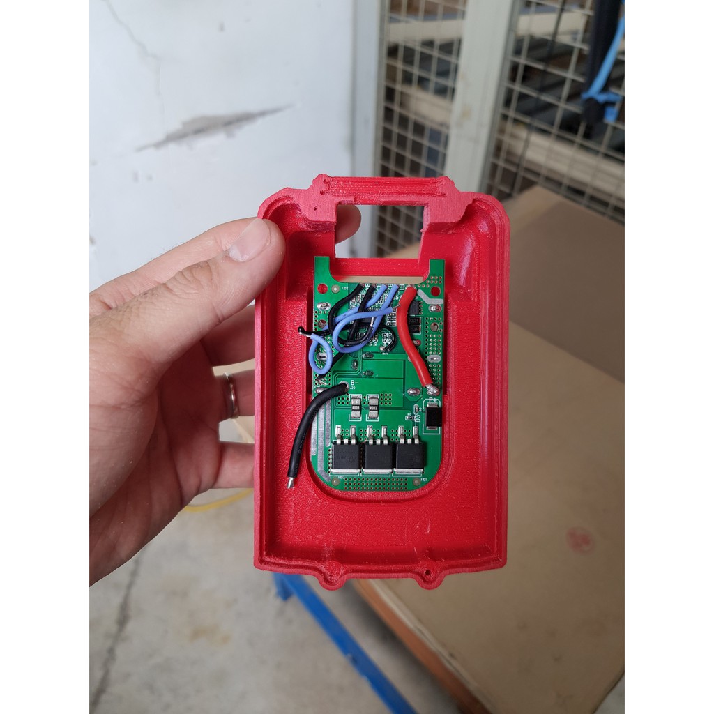 Cell 20700, 21700 _ Vỏ Makita trượt - 1 hàng 5 cell PIN 27000, 21700