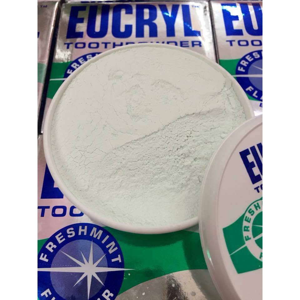 Bột tẩy trắng răng EUCRYL -50g(Anh)