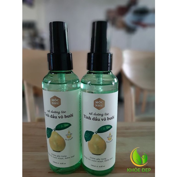 [CHÍNH HÃNG] Xịt Dưỡng Tóc Tinh Dầu Vỏ Bưởi Mộc Nhu 130ml giảm rụng tóc, kích thích mọc tóc