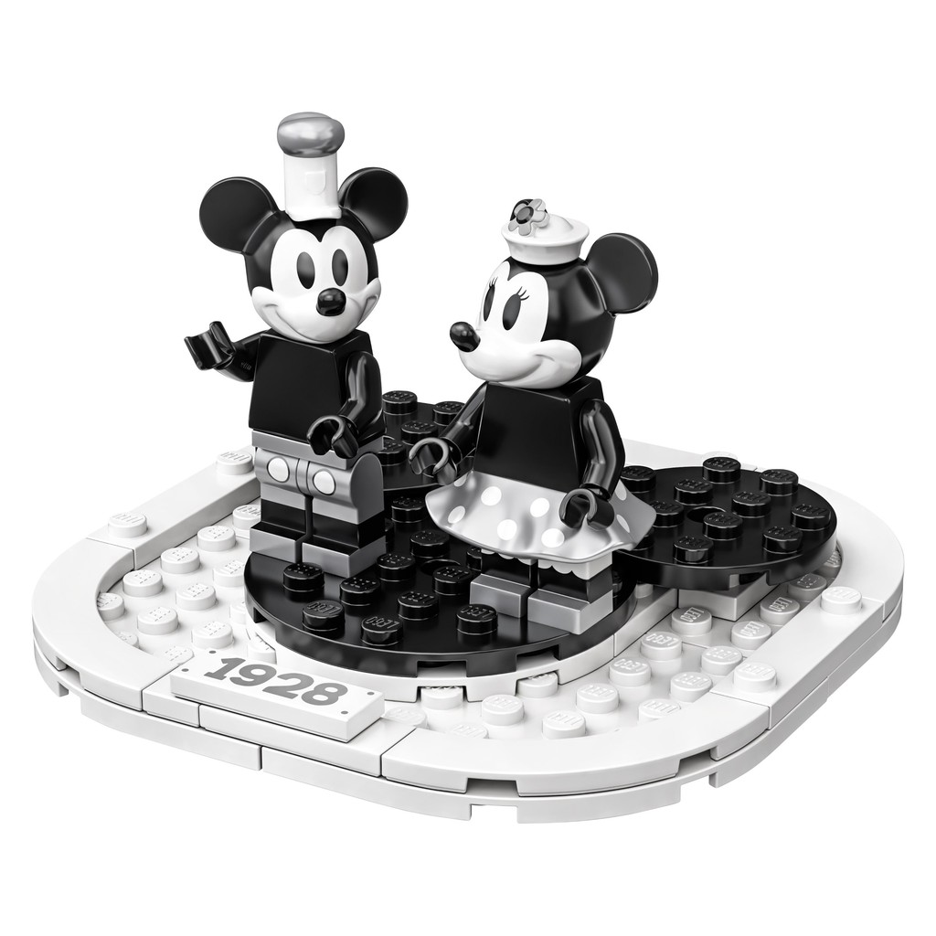 21317 Đồ chơi lắp ráp Iego Ideas Disney Mickey Mouse Steamboat Willie