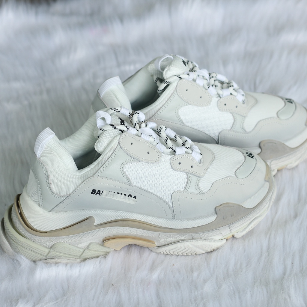 Giày Thể Thao Balenciaga trip s & GIÀY THỂ THAO SNEAKER NAM NỮ MÀU full trắng