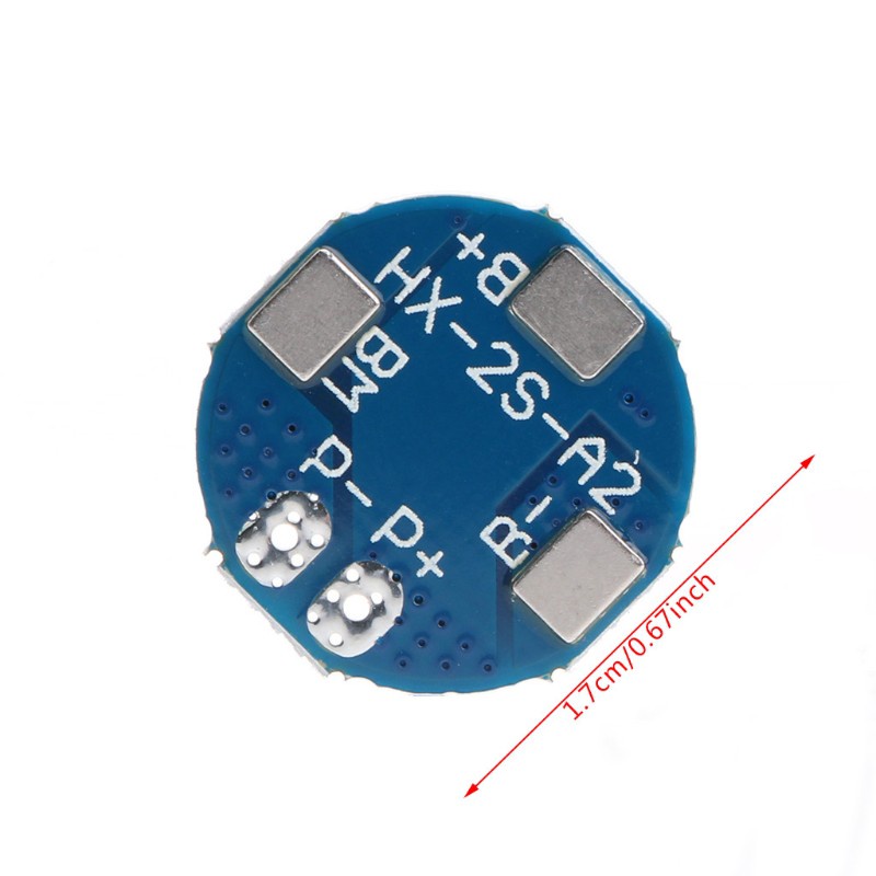 folღ 2S 5A Li-ion Lithium Battery 7.4v 8.4V 18650 Charger Protection Board BMS PCM