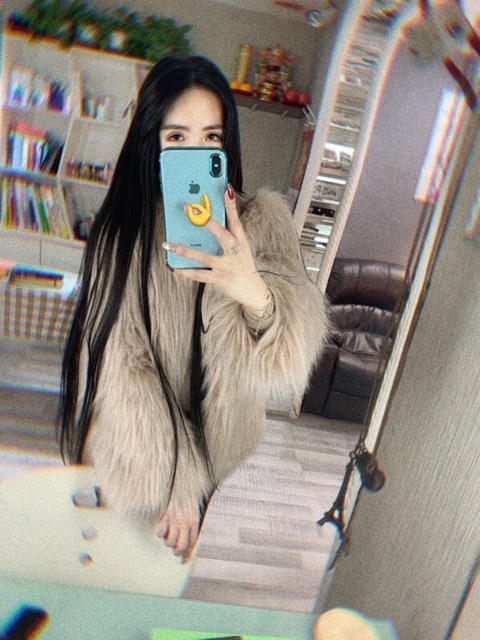 Áo khoác lông nữ lông cáo dệt kim thời trang cao cấp Hàng NK QCCC