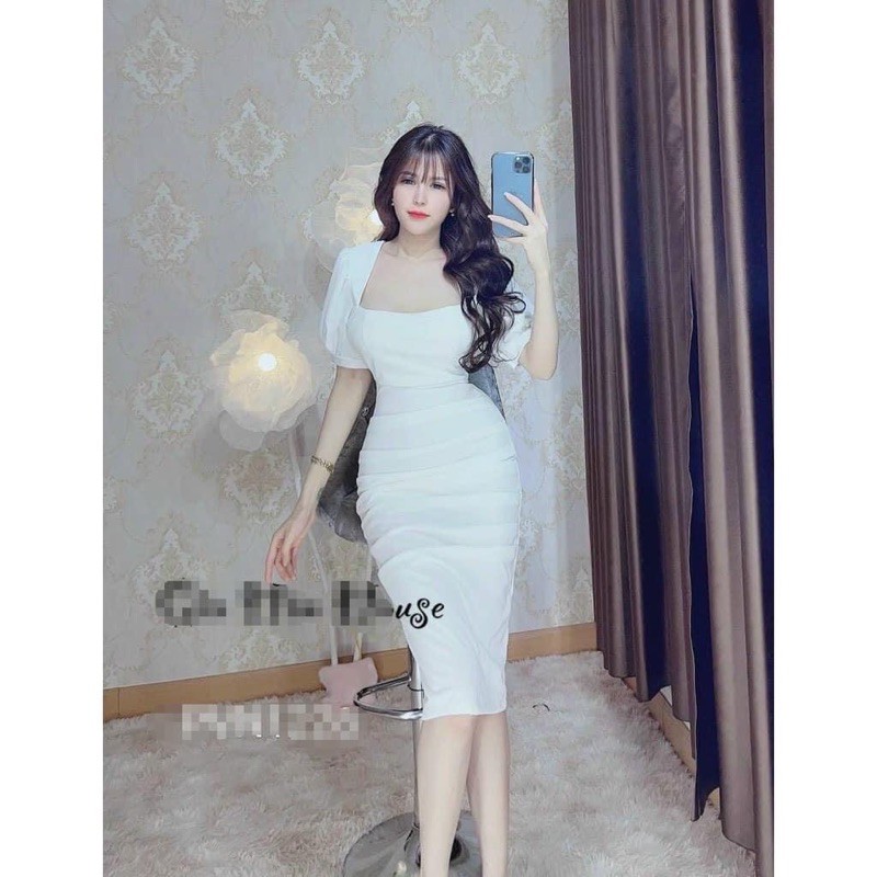 [Mã SKAMA06 giảm 8% tối đa 50K đơn 250K] Đầm nữ dáng ôm hàng thiết kế nhúm eo mặc cực xinh✌️Ảnh thật (chất umi đẹp) | BigBuy360 - bigbuy360.vn