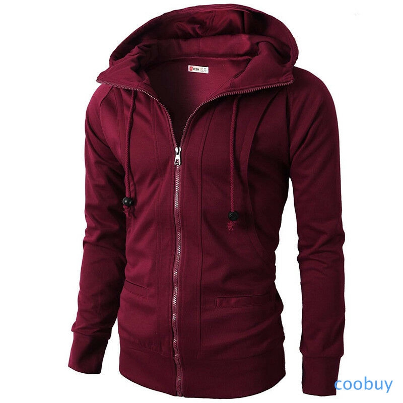 Áo Khoác Hoodie Thể Thao Màu Trơn Cho Nam | BigBuy360 - bigbuy360.vn
