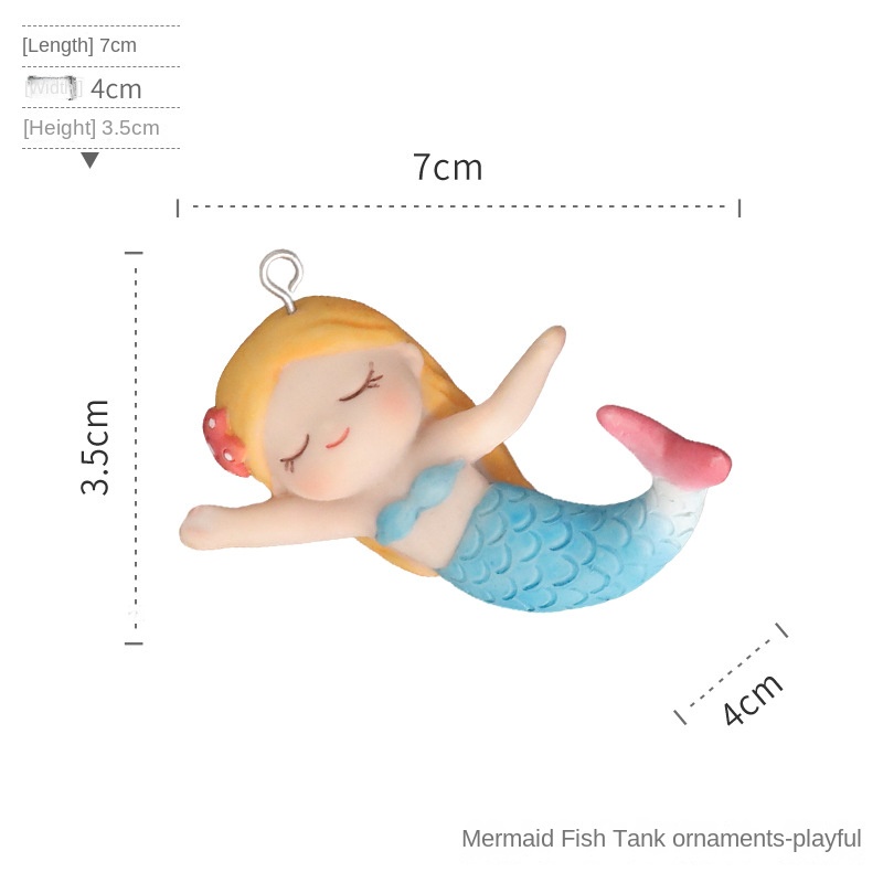 Đồ Trang Trí Hồ Cá Hình Hoạt Hình Sáng Tạo