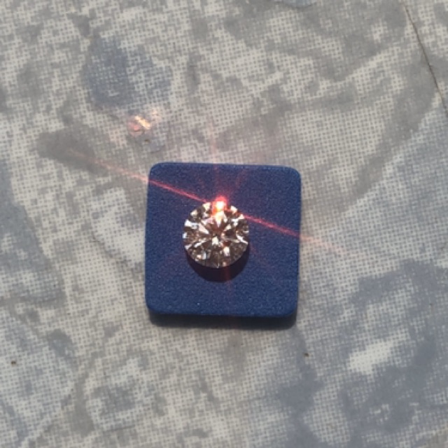 GIÁ XƯỞNG-Viên Moissanite 6,3ly nước D, VVS1, Ex, kiểm định TRẮNG ĐẸP LẤP LÁNH NHẤT