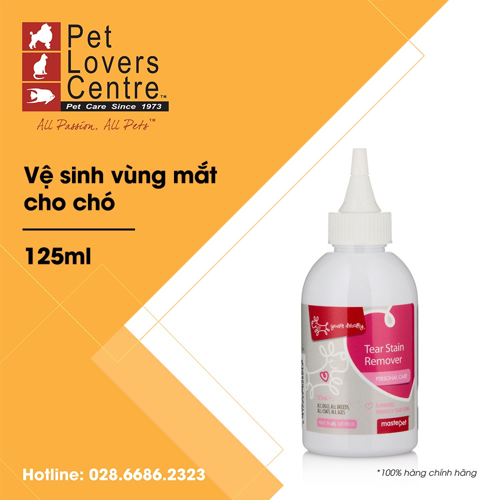 [xuất xứ Úc] Vệ sinh vùng mắt cho chó  YOURS DROOLLY  TEAR STAIN REMOVER 125ml