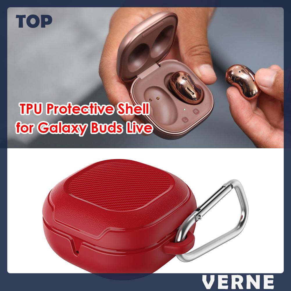 Ốp Lưng Điện Thoại Bằng Tpu Có Móc Khóa Cho Samsung Galaxy Buds Live