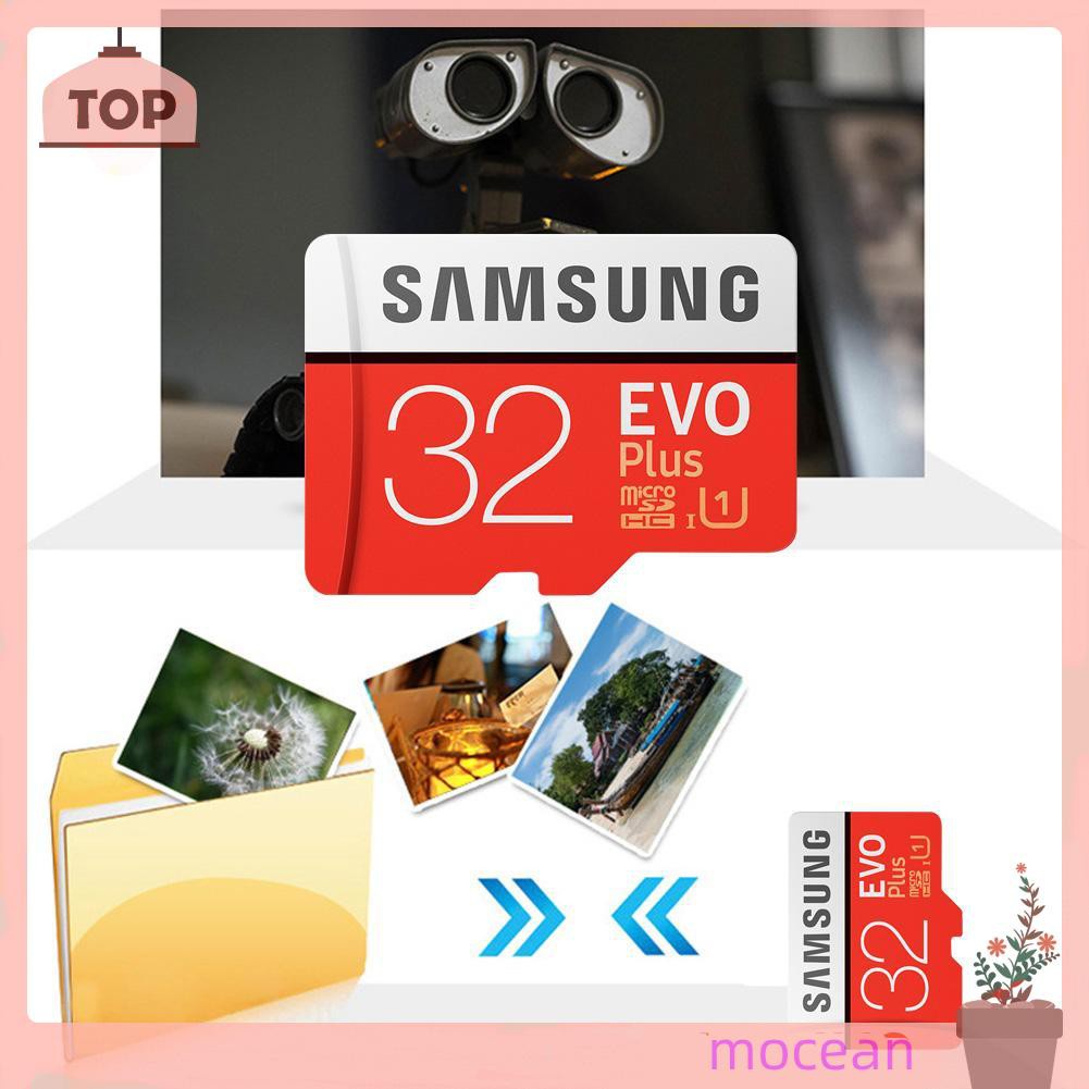 Mocean Samsung EVO+ TF Memory Card UHS-I HS 4K Micro SD Card for Phone Carcorder