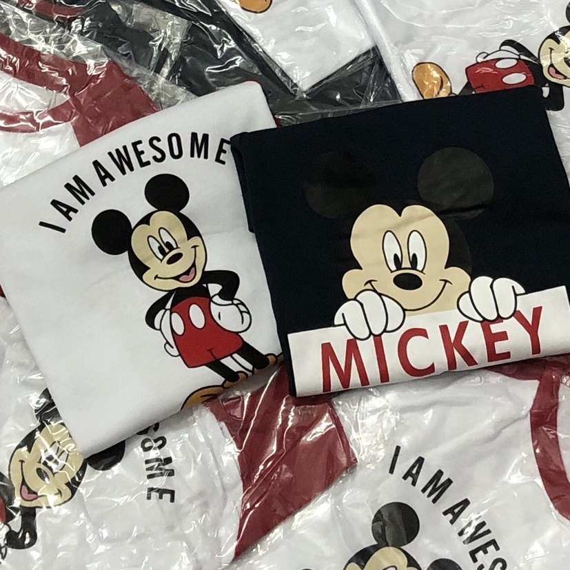 Áo dài tay thu đông bé trai - Set 2 áo Mickey chất cotton cho bé trai size 1-5 tuổi