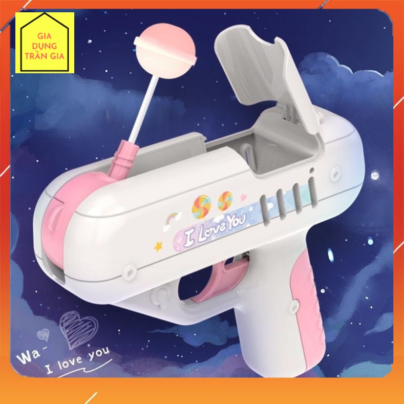 Súng Bắn Kẹo, Súng Bắn Kẹo Mút Hot Trend tiktok 2021, Mua Súng Được Tặng Kèm 1 Kẹo Mút