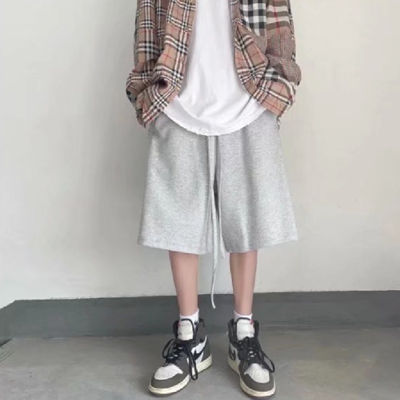 Quần Short Thể Thao Ống Rộng Phong Cách Nhật Bản Dành Cho Nam
