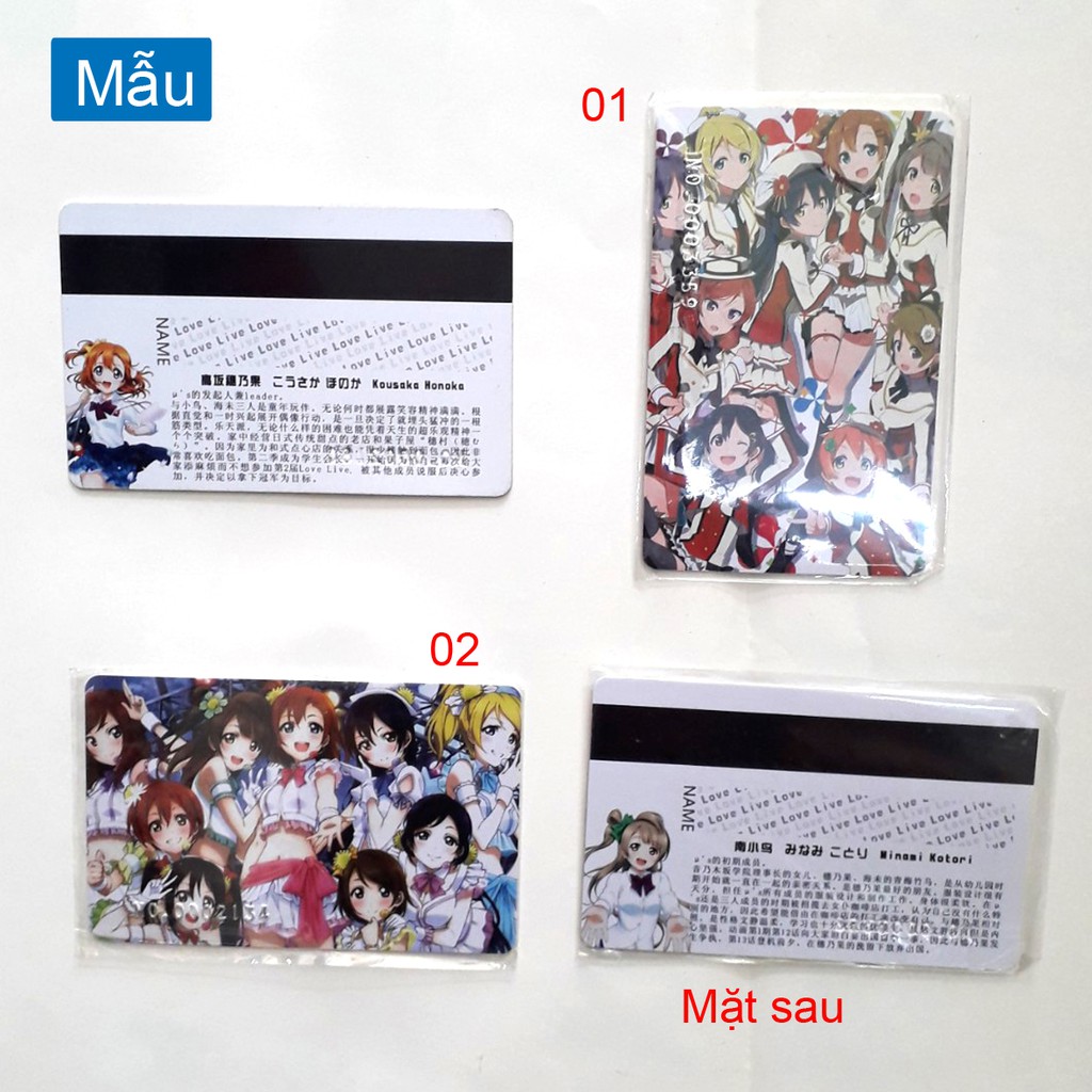 Thẻ card anime Love Live!