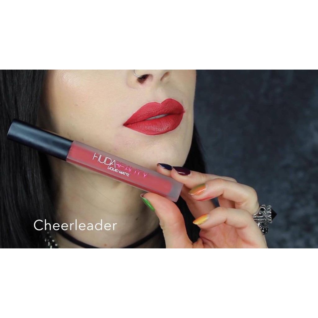 Son kem lì HUDA BEAUTY liquid matte nhiều màu Chính hãng