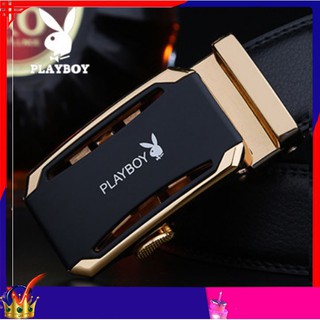Thắt Lưng Nam Da Thật Cao Cấp PLAY BOY bản rộng 3.3cm GM