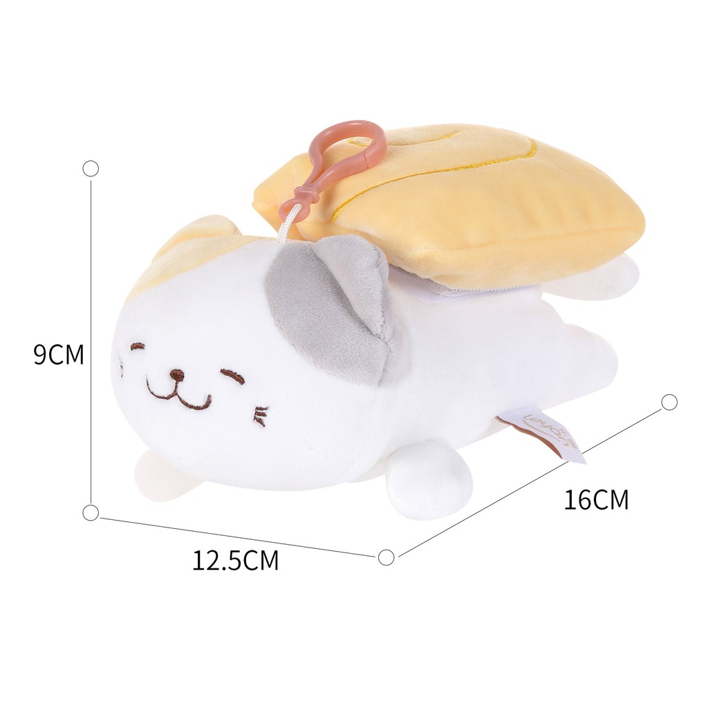 [Mã LIFEMALL252 giảm 12% đơn 99K] Đồ trang trí túi xách mèo sushi Miniso (Nhiều màu)