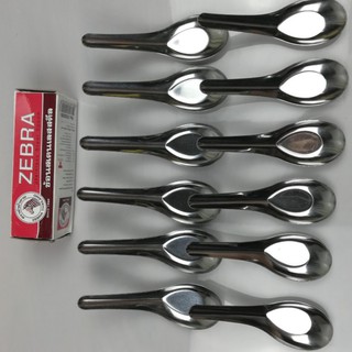 Muỗng ngắn inox zebra -12 cái Code 100000