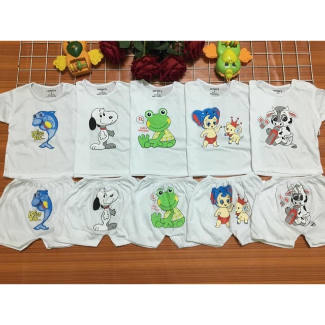 Combo set cotton cho bé gái