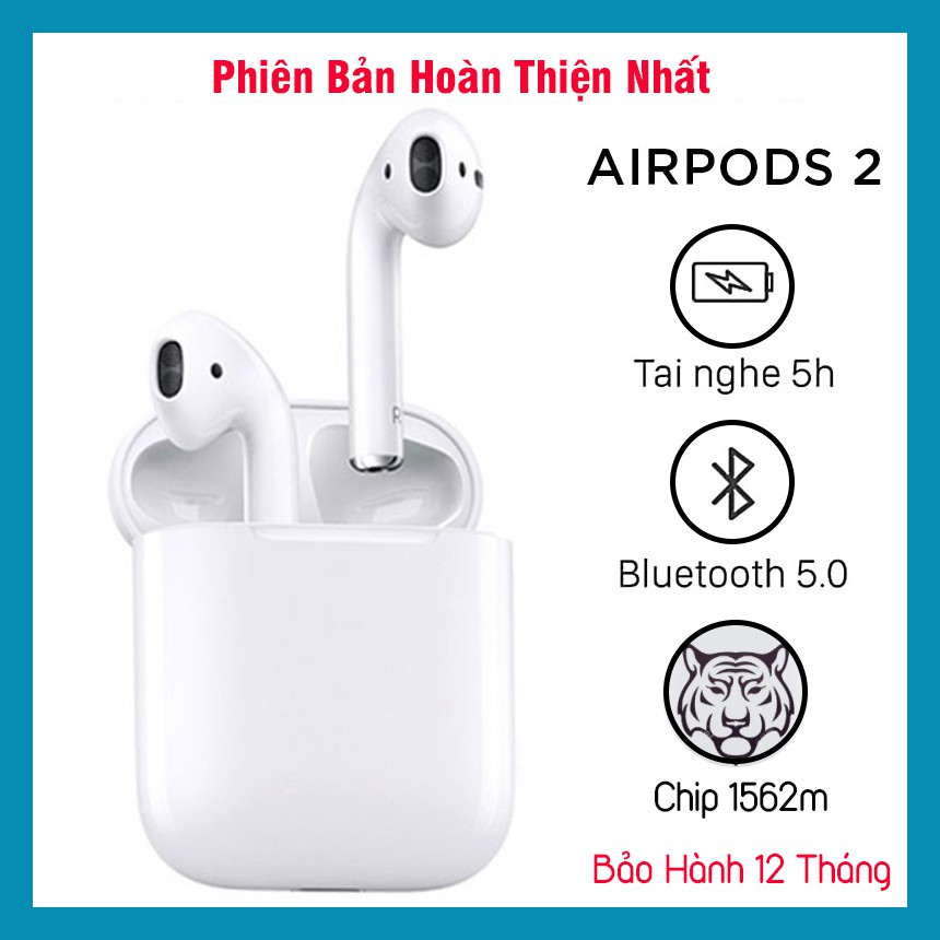 [ Hổ Vằn 1562M Full Tính Năng ] Tai Nghe Bluetooth TWS Bản Hoàn Thiện Tuyệt Đối Thế Hệ Mới - Pin 5H -  Check Setting