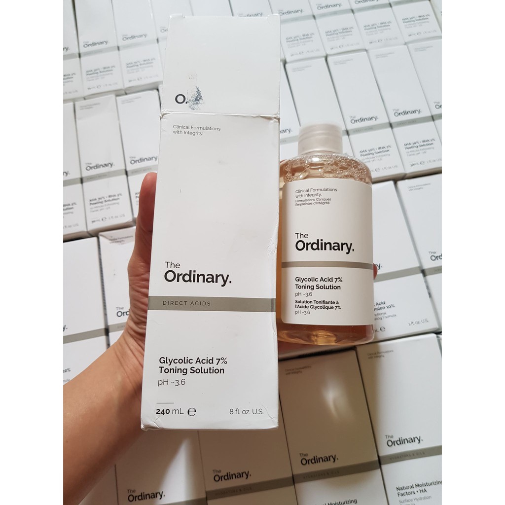 (Hàng US) - Nước hoa hồng Toner The Ordinary Glycolic Acid 7% Toning Solution