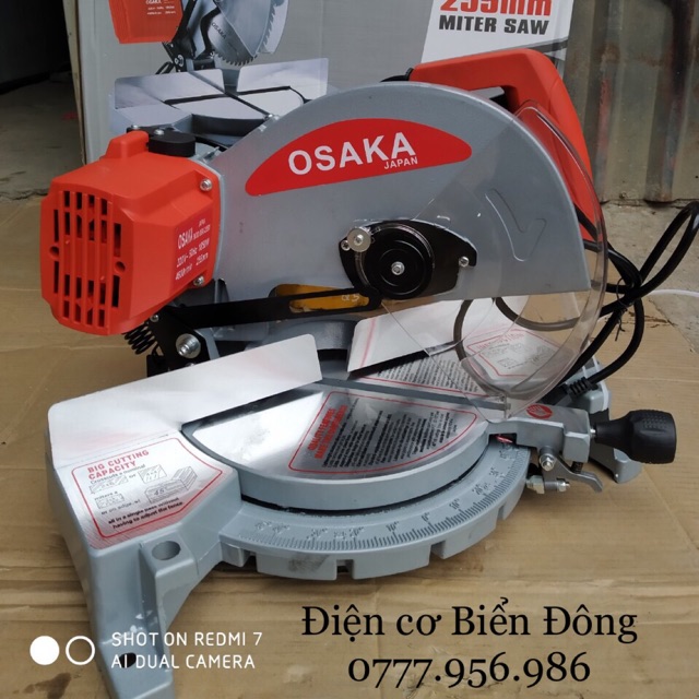 Máy cắt nhôm FREESHIP Máy cắt nhôm OSAKA đĩa cắt 255mm 1850W chất lượng cao