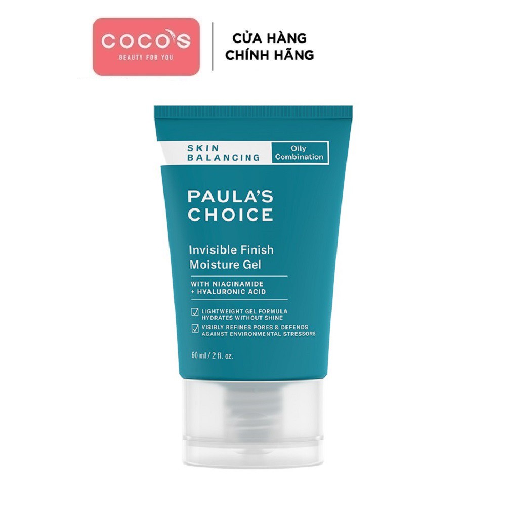 Kem dưỡng ẩm kiểm soát dầu cho da thoáng mịn Paula’s Choice Skin Balancing Invisible Finish Moisture Gel 60ml