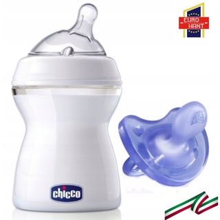 Bình sữa núm nghiêng Pisa Natural Feeling 0M+ 2M+ 6M+ Chicco