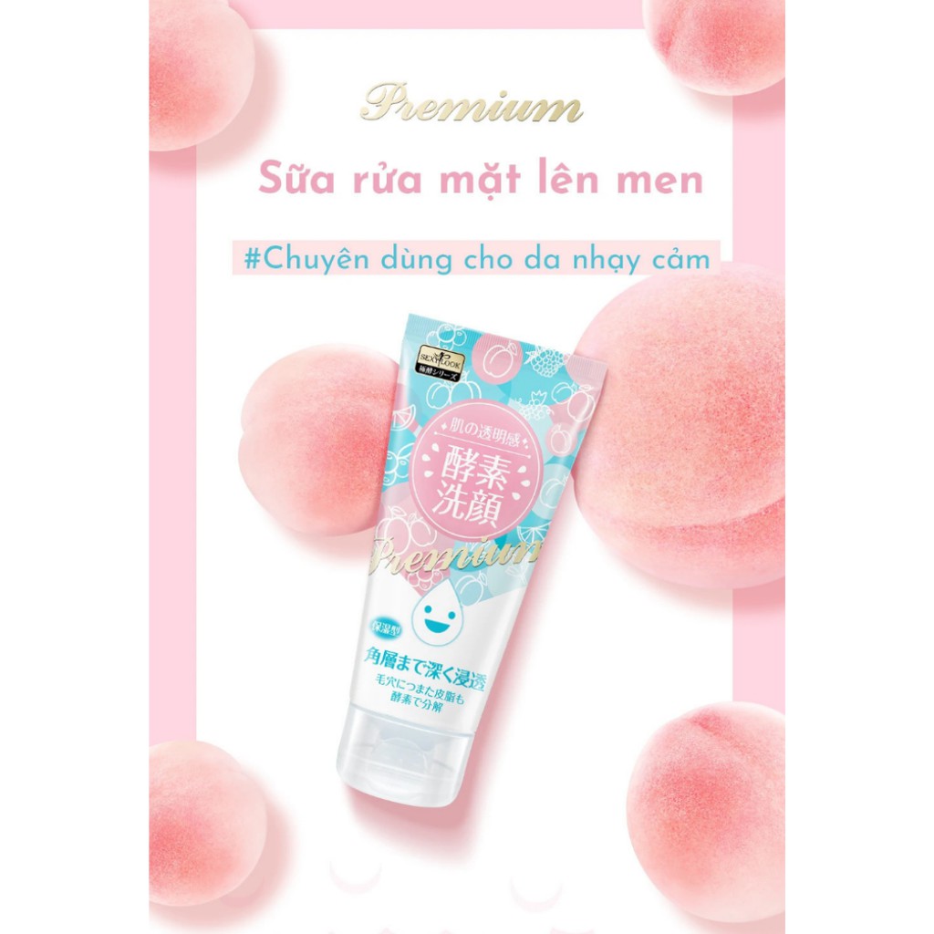 Sữa Rửa Mặt Lên Men SEXYLOOK [Cấp Ẩm Chuyên Sâu Hương Đào]- Tuýp Hồng Xanh (120g/ tuýp) | BigBuy360 - bigbuy360.vn