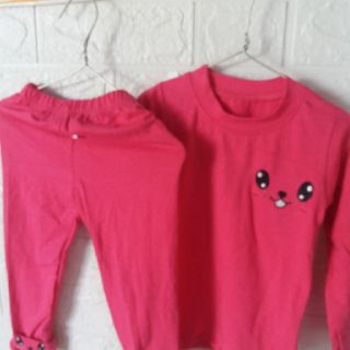 bộ cotton 4 chiều bé gái