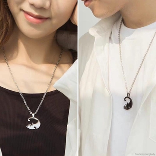 Dây Chuyền Mặt Hình Mèo Dễ Thương Cho Cặp Đôi