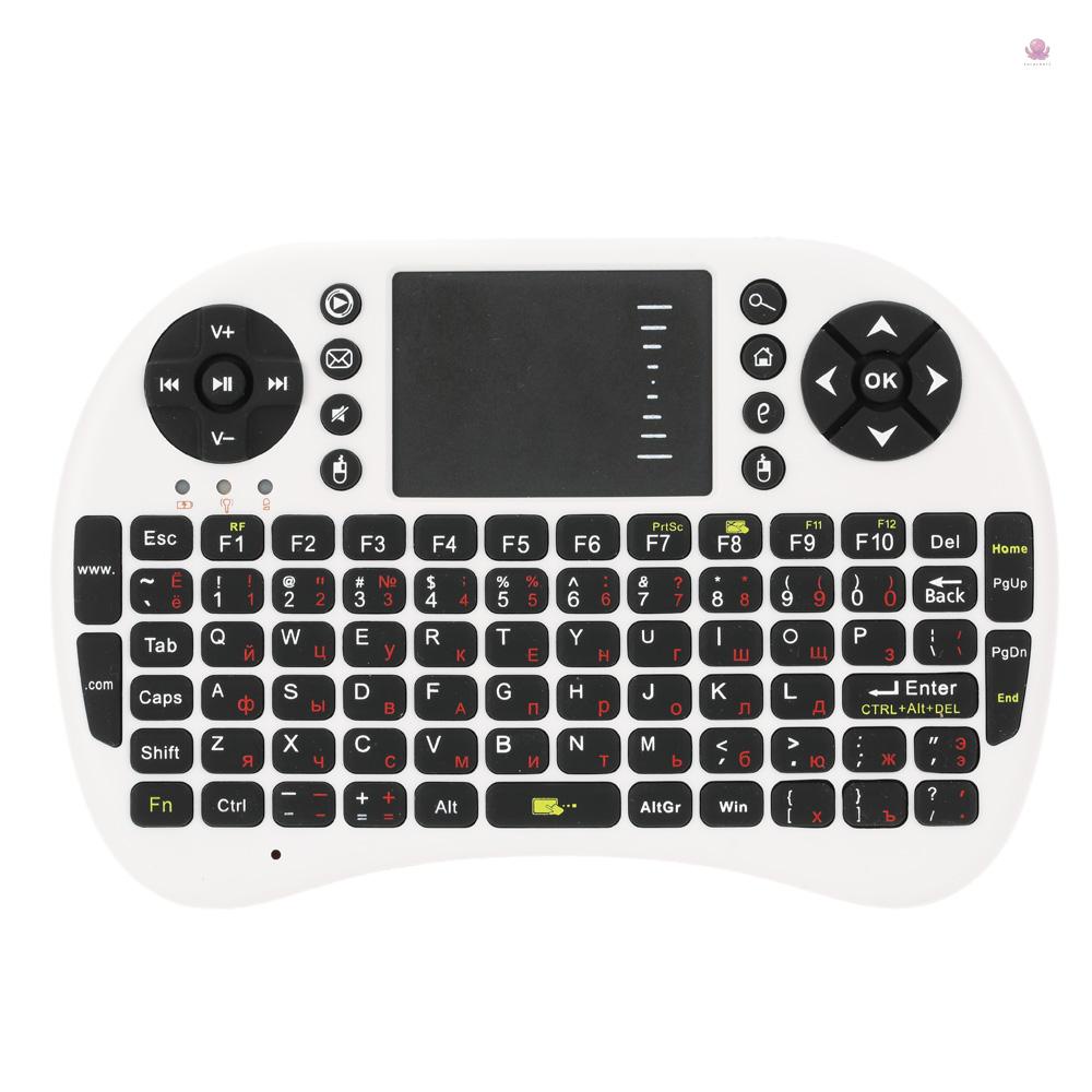 Bàn Phím Không Dây Mini 2.4G Cổng USB Cho Điện Thoại Android Windows TV Box