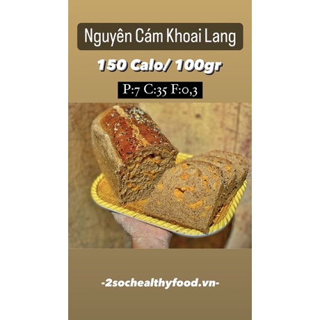 Bánh Mì Nguyên Cám Khoai Lang Eatclean Dành Cho Người Ăn Kiêng