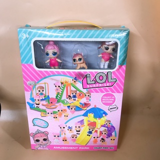 Đồ chơi lắp ráp mô hình -công viên giải trí lol surprise 553-312