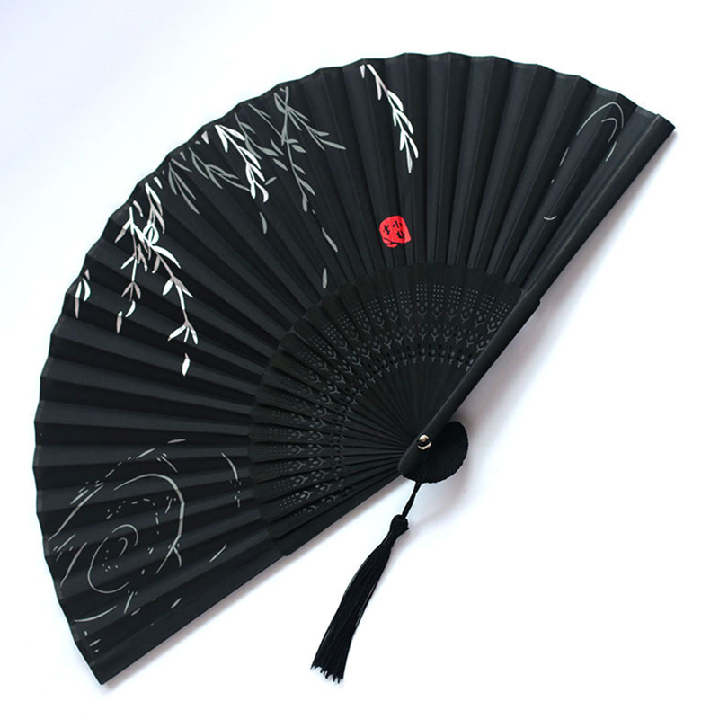 Quạt Xếp Jp5 Phong Cách Trung Hoa Cổ Điển 17.78 cm