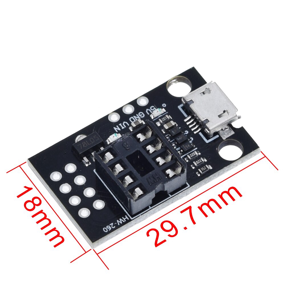 Bảng Mạch Lập Trình Cho Attiny13A / Attiny25 / Attiny45 / Attiny85