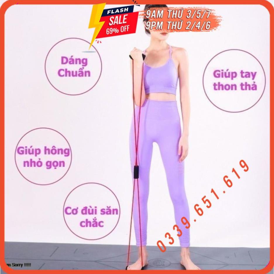 [Hàng Đẹp] Combo Quần Tập Quần Legging Kích Thích Đổ Mồ Hôi Kết Hợp Dây Kéo Đàn Hồi Tập Thể Lực Đa Năng