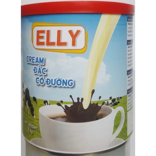 COMBO 8 LON SỮA ĐẶC CÓ ĐƯỜNG ELLY
