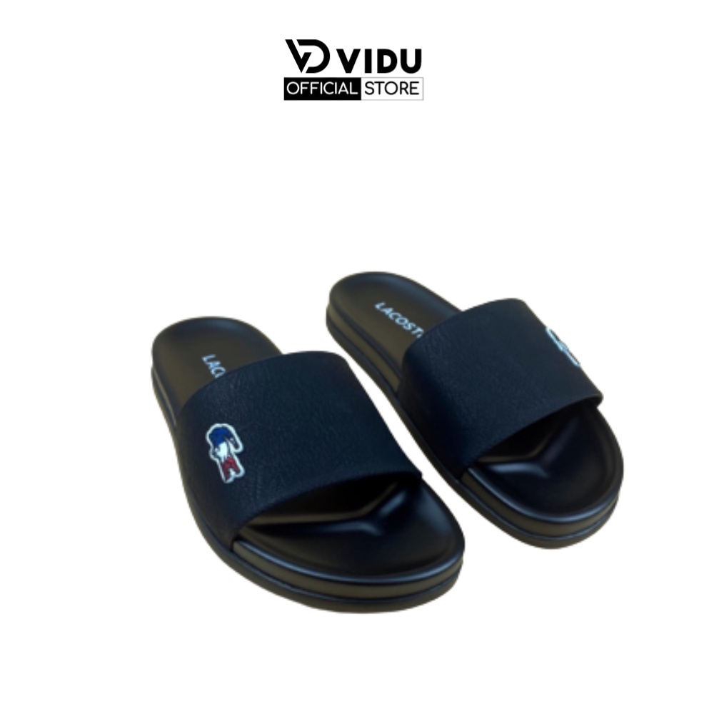 Dép nam thời trang LACOSTE ViDu 21124 màu đen chống nắng chống nước