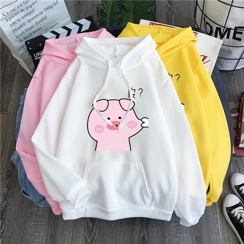 Áo Hoodie nữ 𝗙𝗥𝗘𝗘𝗦𝗛𝗜𝗣 Áo khoác nữ hoodie chống nắng hồng nỉ bông giá rẻ tuổi teen học sinh trẻ em nam nữ trai gái