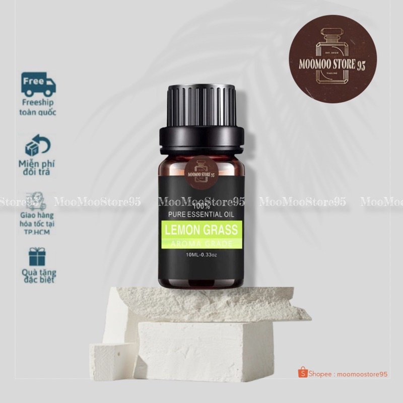 -𝐍𝐄𝐖- Tinh Dầu Nguyên Chất Chanh Sả 𝐀𝐑𝐎𝐌𝐀 𝐎𝐈𝐋 Thailan 10ml /50ml