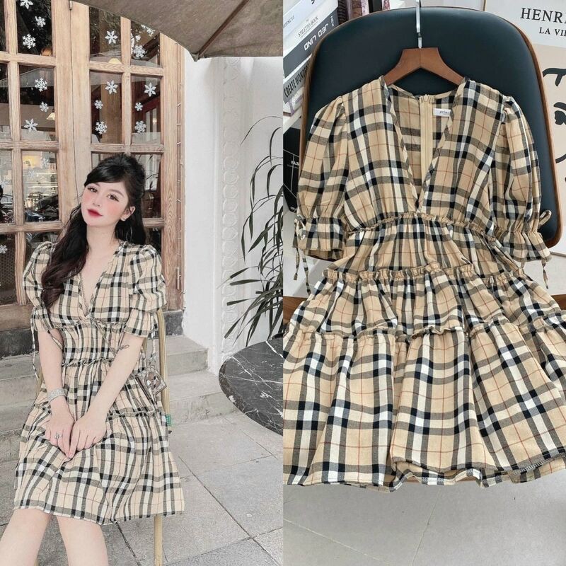 váy bầu tầng nơ tay nhiều màu sắc | BigBuy360 - bigbuy360.vn