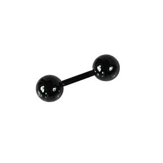 1Pair Men's Punk Stainless Steel Ball Barbell 3mm 4mm 5mm Ear Studs Earrings